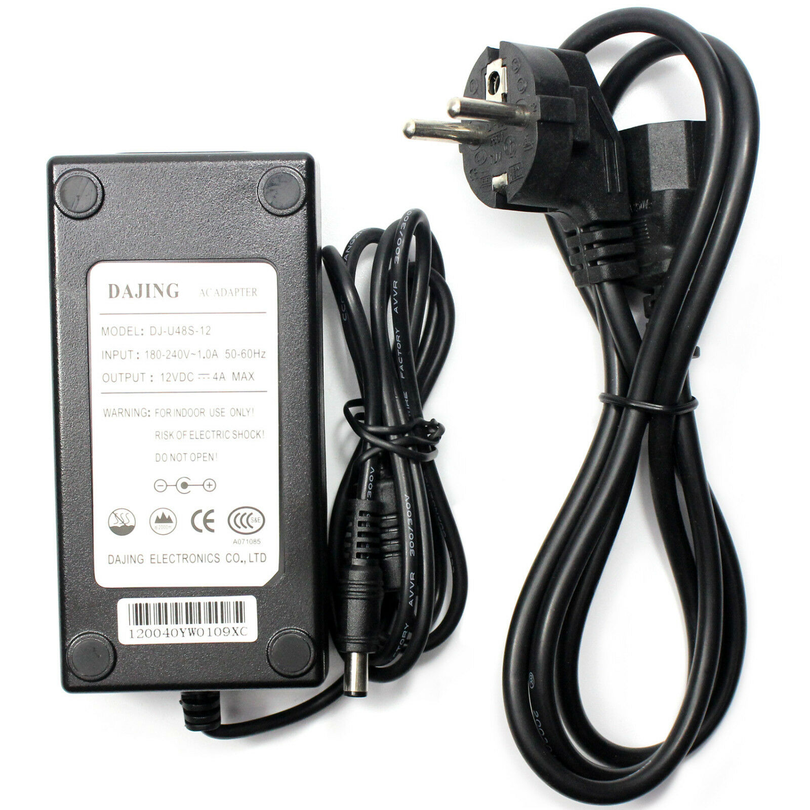 NEW DAJING DJ-U48S-12 AC Adapter DC 12V 4A US Power Supply Cord Charger NEW DAJING DJ-U48S-12 AC Adapter DC 12V 4A US Power Supply Cord Charger